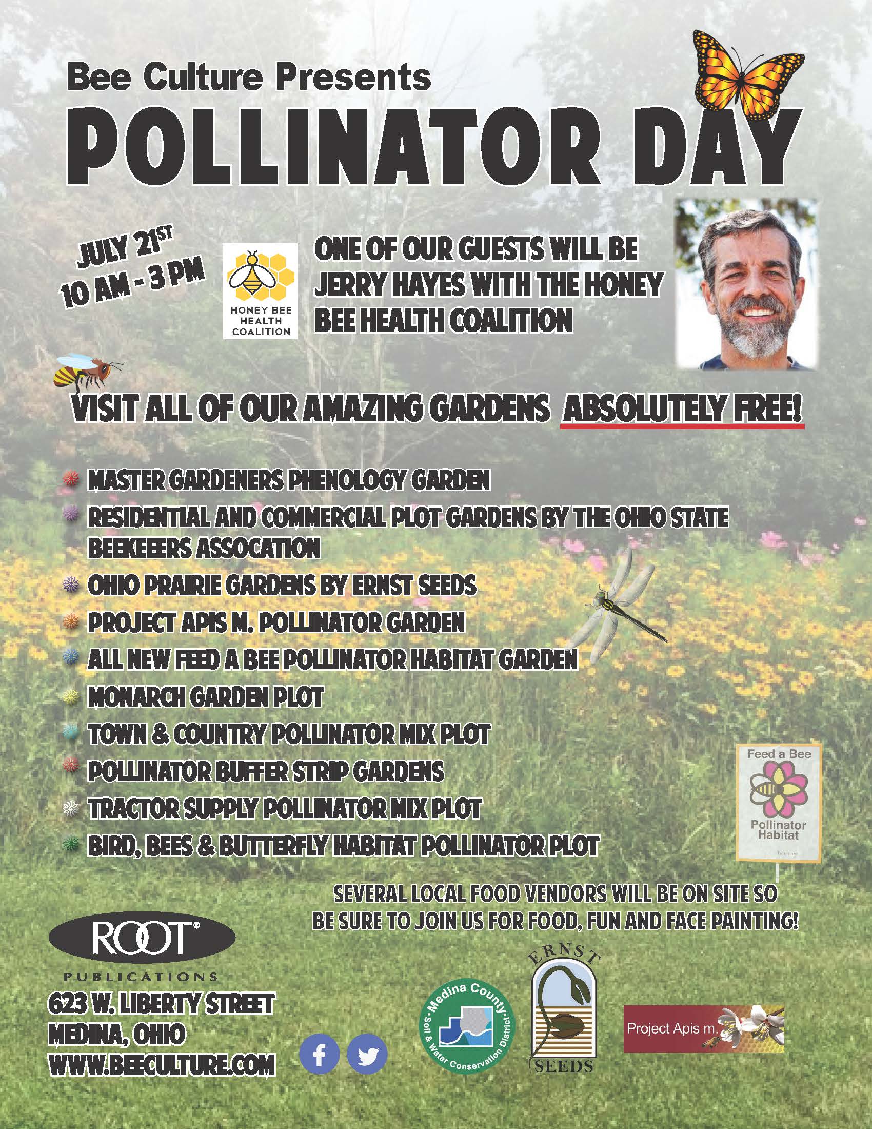CATCH THE BUZZ – BEE CULTURE’S POLLINATOR DAY 2018